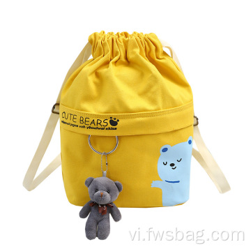 2022 Thiết kế mới Văn học và Nghệ thuật Canvas Bag Traveling School School Túi du lịch dành cho các cô gái phụ nữ